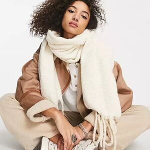 Free People Fuzzy Scarf Shawl